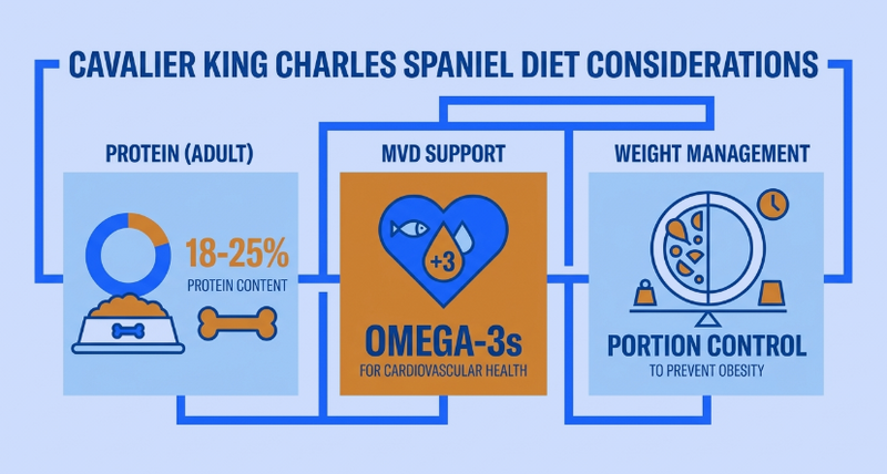 Cavalier King Charles Spaniel Diet Guide: What This Breed Should and Should Not Eat