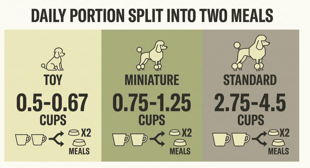 Poodle Diet Guide: How to Feed Standard, Miniature, and Toy Poodles Correctly