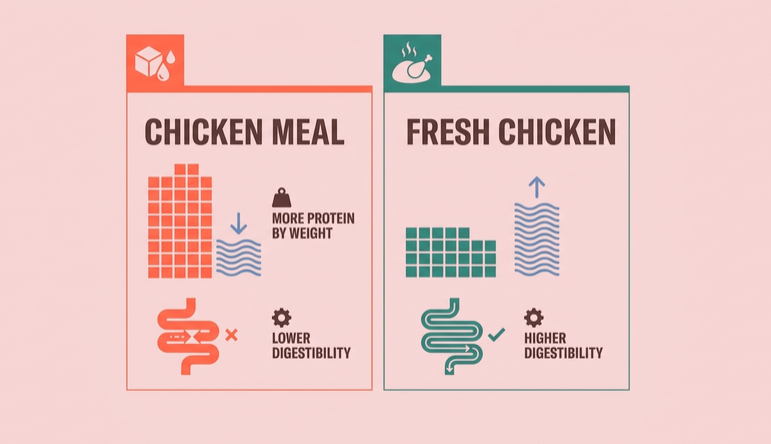 The Truth About Dog Food Protein: Why Not All Chicken in Dog Food Is the Same