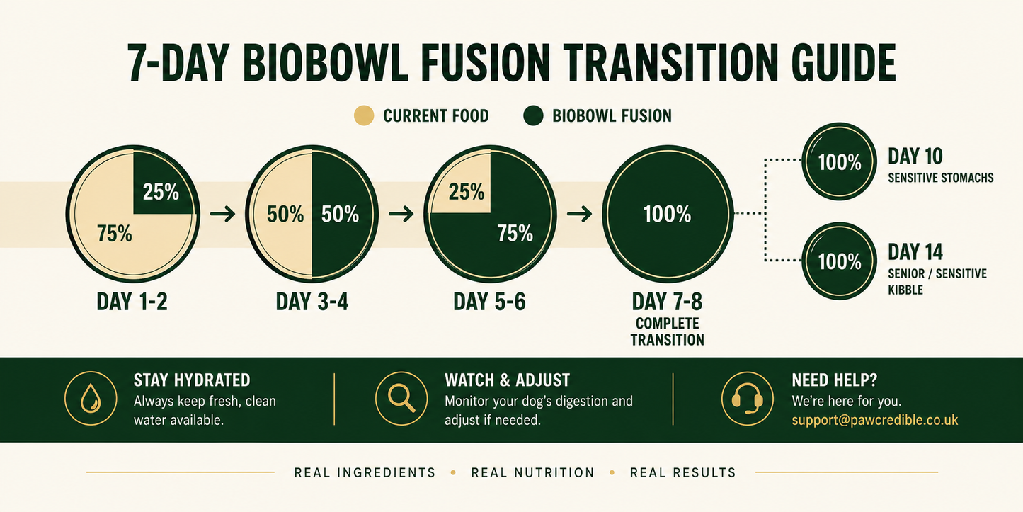 Pawcredible BioBowl Fusion Freeze-Dried Raw-Coated Kibble - Chicken, Grain-Free, 6kg